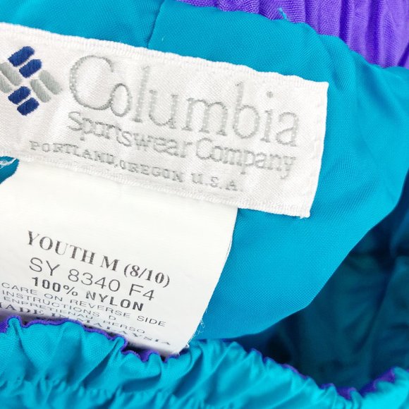 VTG 1991 Youth Medium 8/10 Blue Snow Pants - Picture 5 of 7